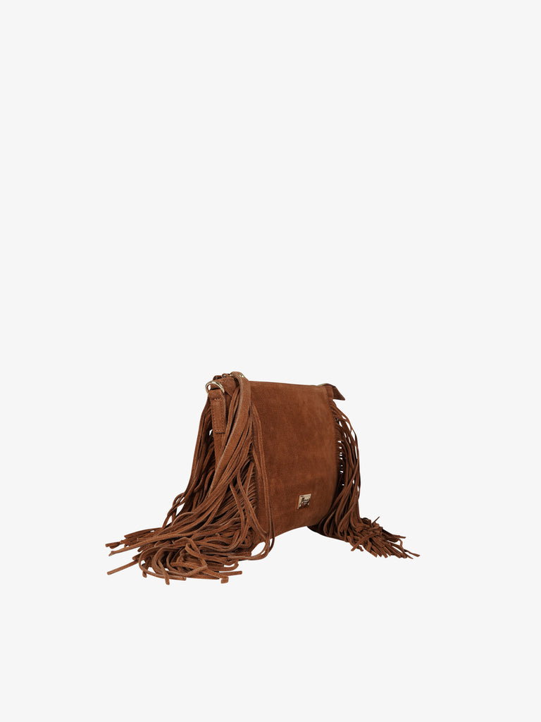 MARC ELLIS borsa a spalla donna calira cm pelle marrone