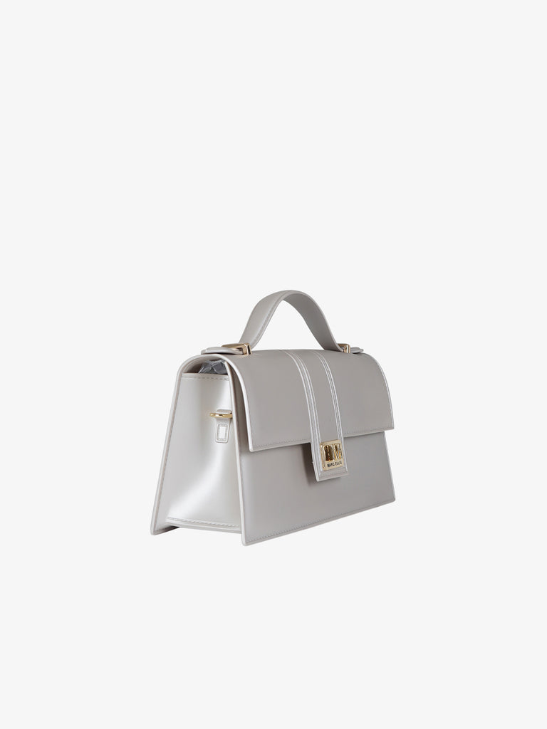 MARC ELLIS borsa a mano donna flat arrow m pvc beige