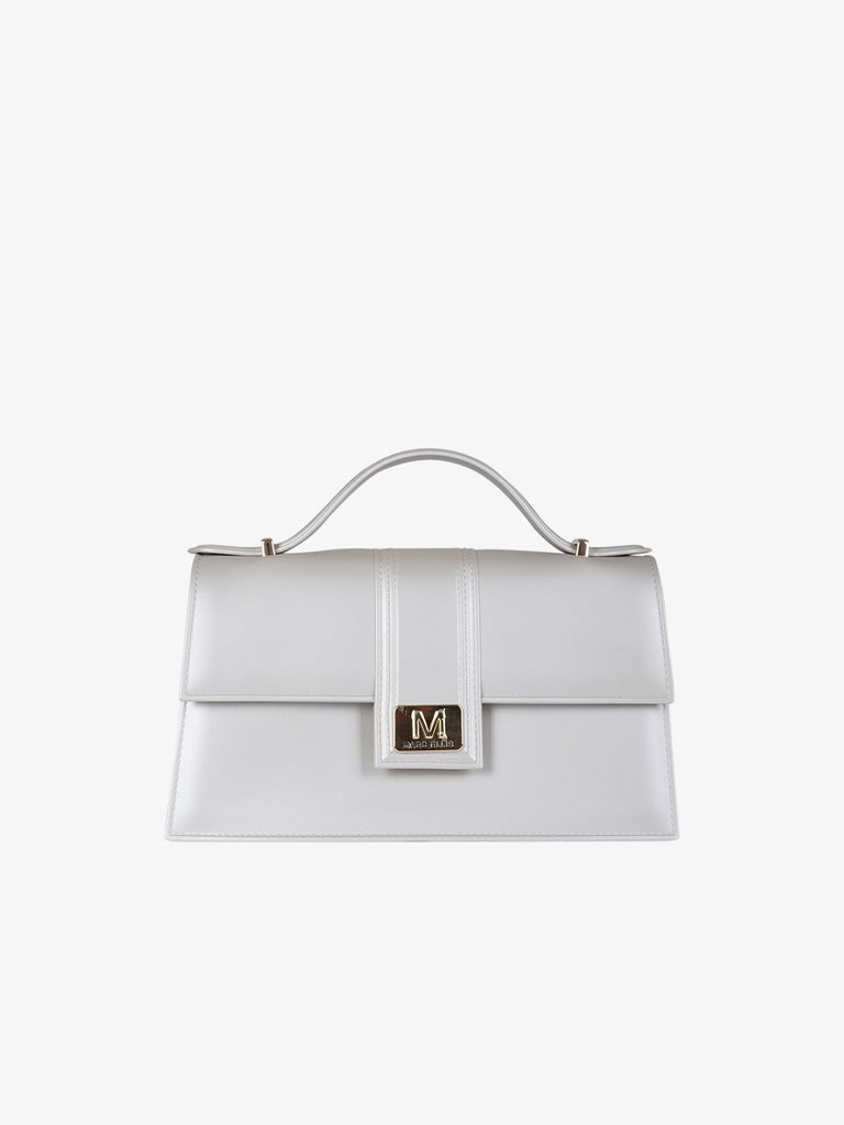 MARC ELLIS borsa a mano donna flat arrow m pvc beige