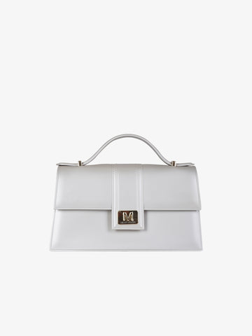MARC ELLIS borsa a mano donna flat arrow m pvc beige