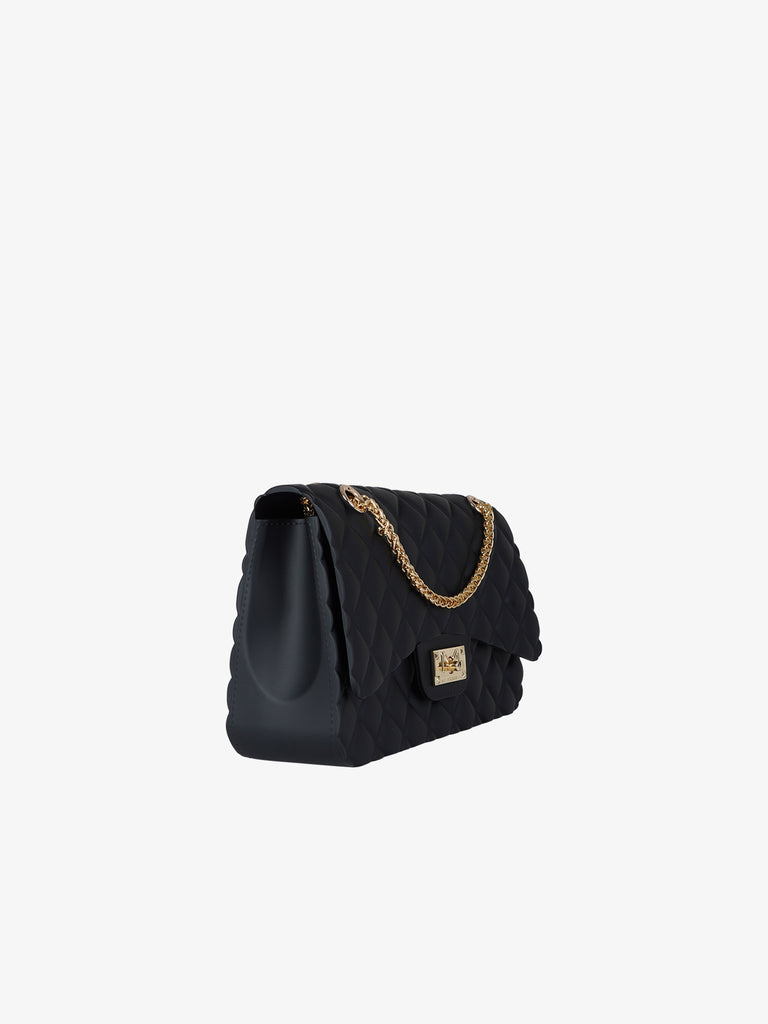 MARC ELLIS borsa a spalla donna flat falcon m pvc nero