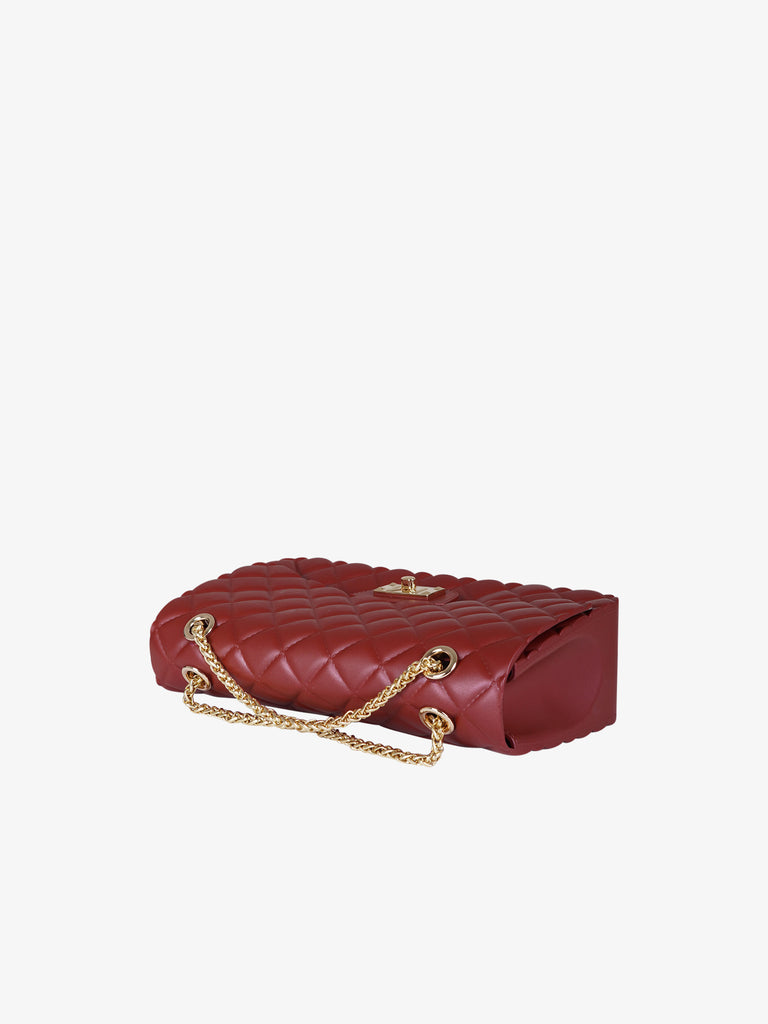MARC ELLIS borsa a spalla donna flat falcon m pvc rosso
