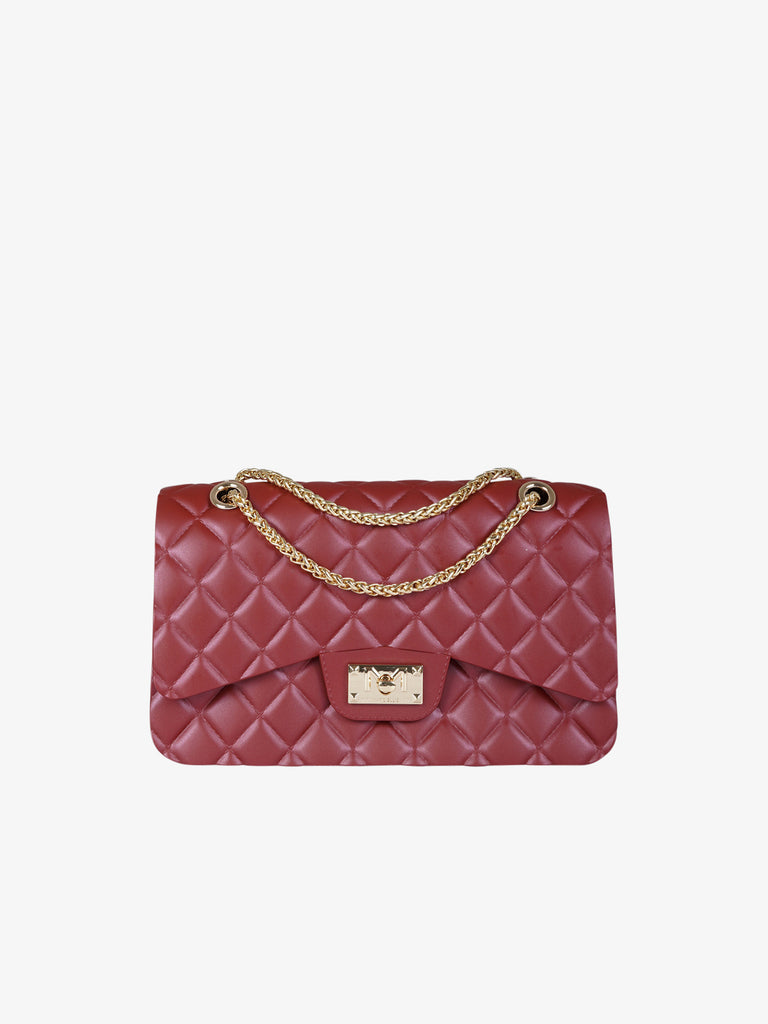 MARC ELLIS borsa a spalla donna flat falcon m pvc rosso