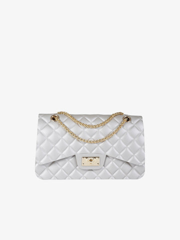 MARC ELLIS borsa a spalla donna flat falcon m pvc beige