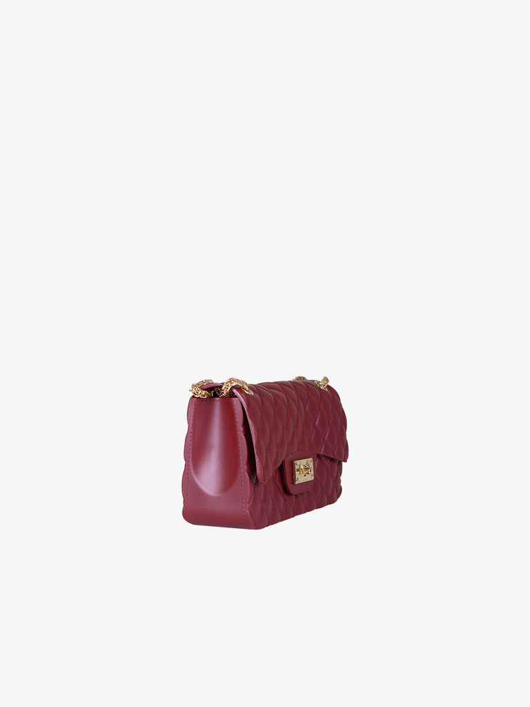 MARC ELLIS borsa a spalla donna flat falcon s pvc rosso