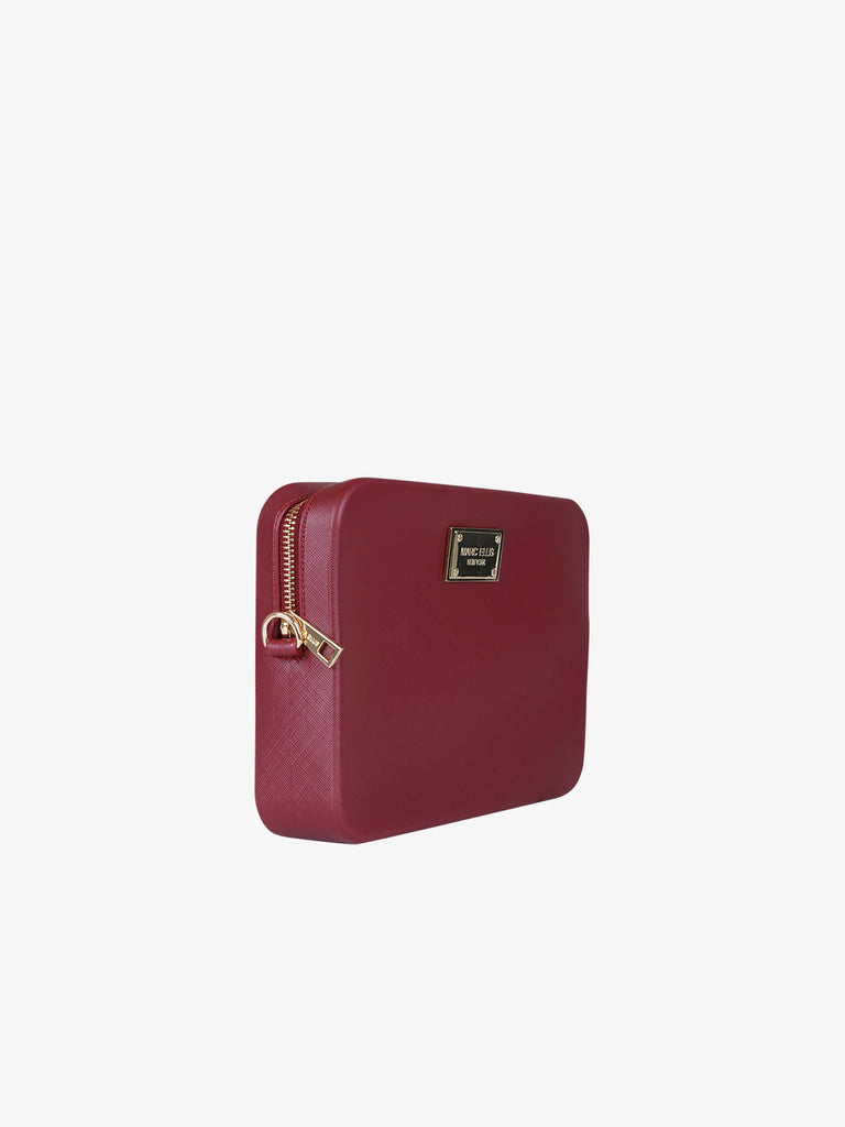 MARC ELLIS borsa a spalla donna flat flowe pvc rosso