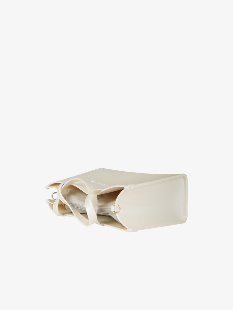 MARC ELLIS borsa a spalla donna flat go pvc panna