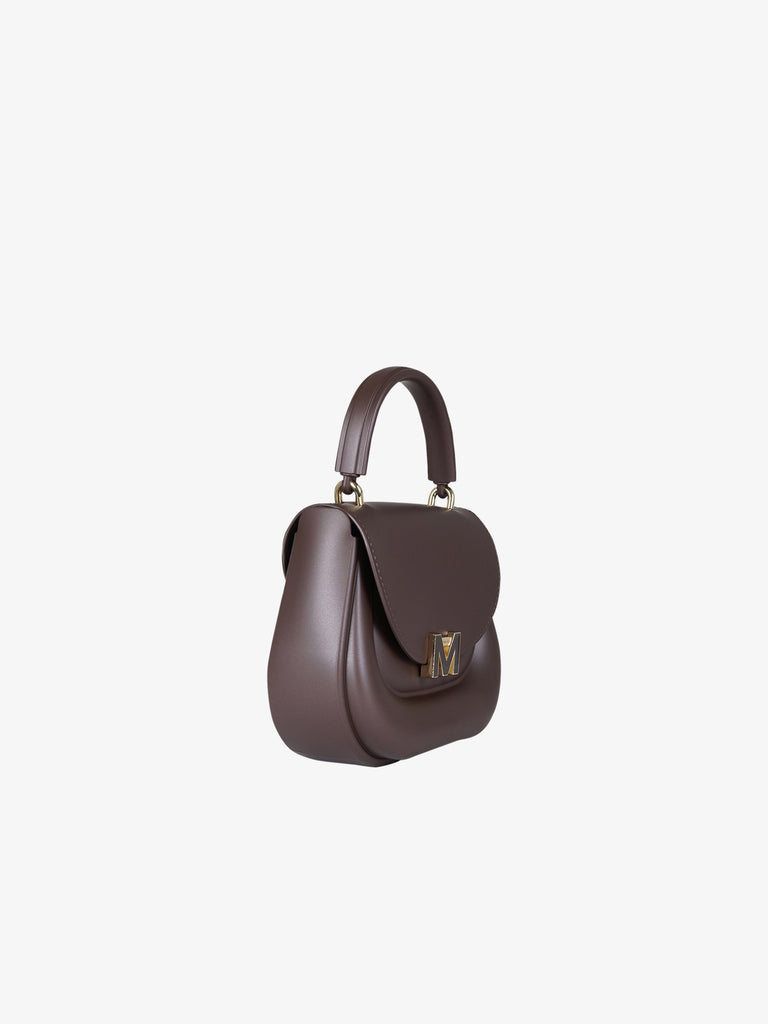 MARC ELLIS borsa a mano donna flat jelly pvc marrone