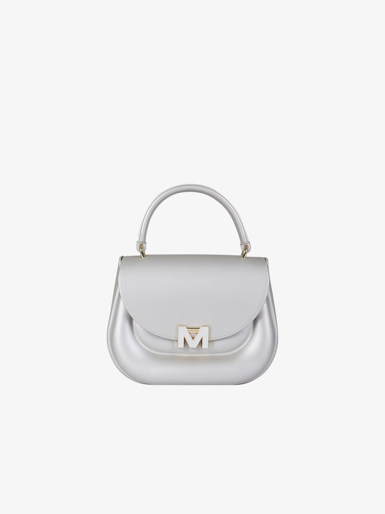 MARC ELLIS borsa a mano donna flat jelly pvc beige