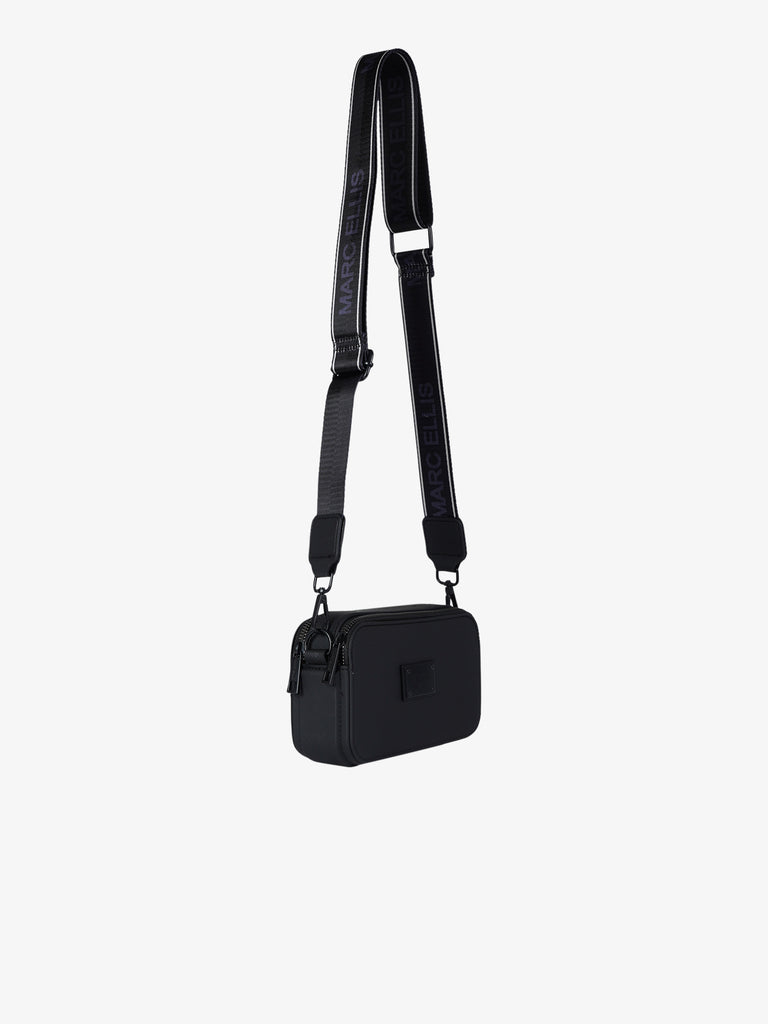 MARC ELLIS borsa a spalla donna flat marc pvc nero