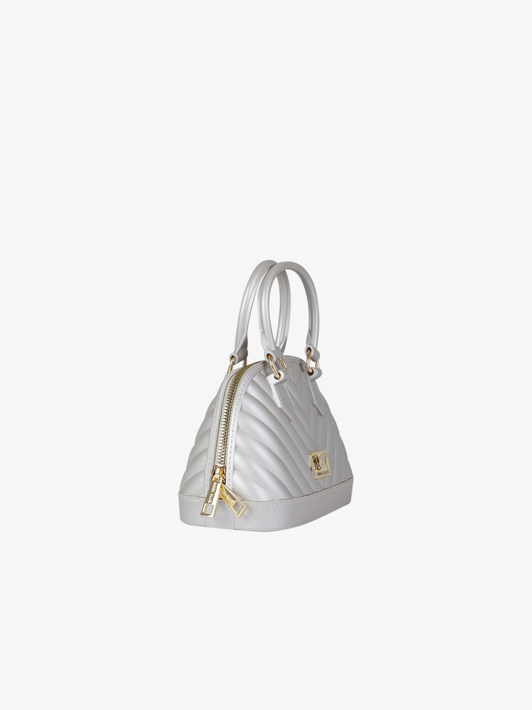 MARC ELLIS borsa a mano donna flat maya pvc beige