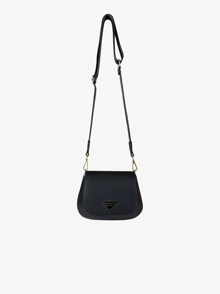 MARC ELLIS borsa a spalla donna flat swipe pvc nero