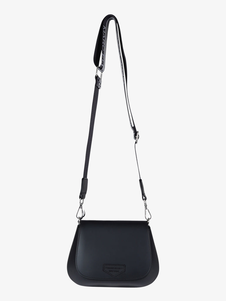 MARC ELLIS borsa a spalla donna flat swipe pvc nero