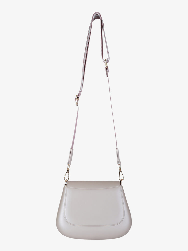 MARC ELLIS borsa a spalla donna flat swipe pvc grigio