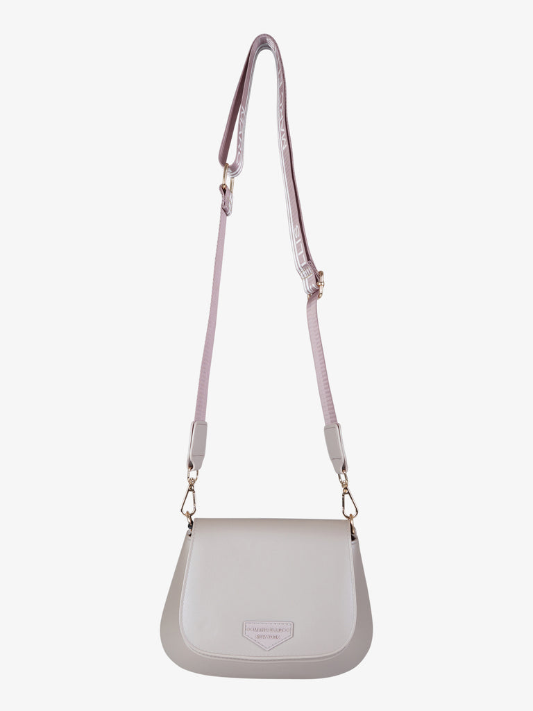 MARC ELLIS borsa a spalla donna flat swipe pvc grigio