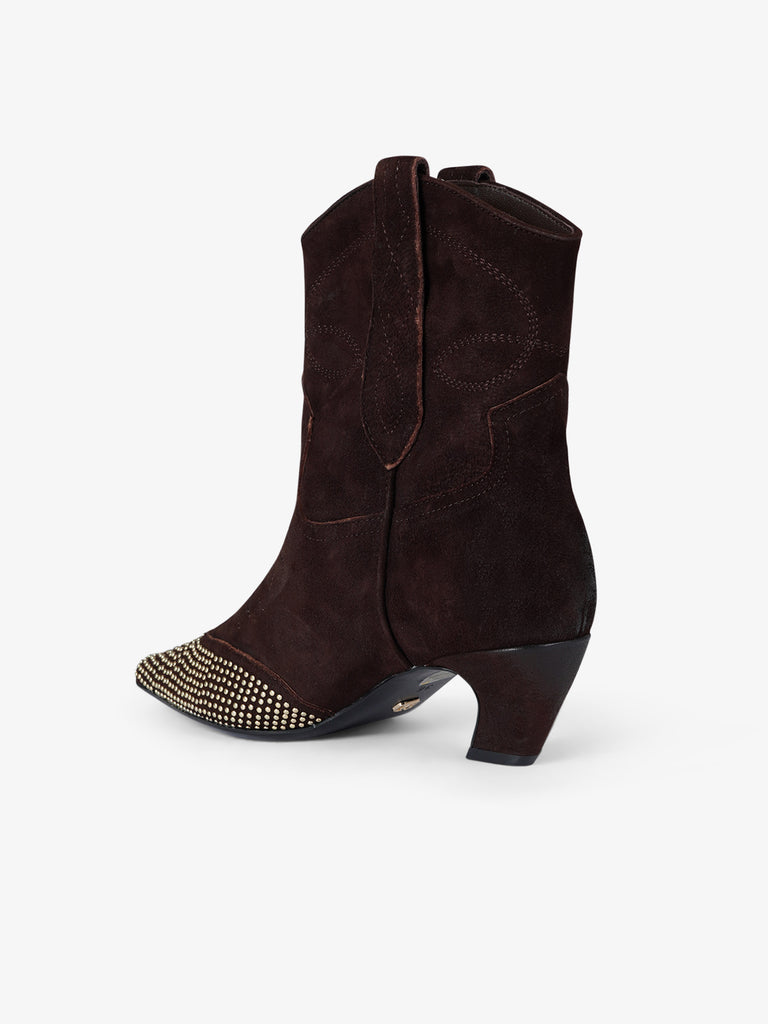 MARC ELLIS stivali donna pelle marrone