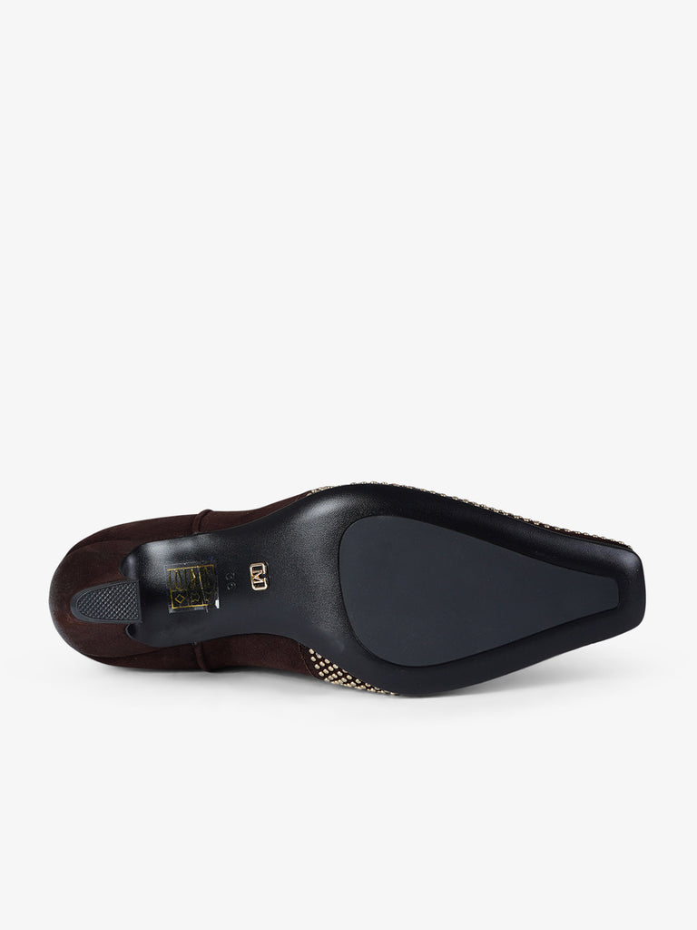 MARC ELLIS stivali donna pelle marrone