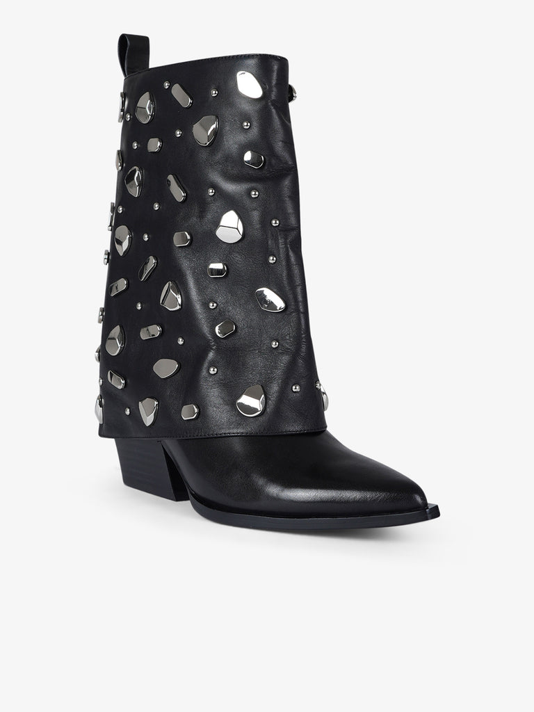 MARC ELLIS stivali donna pelle nero