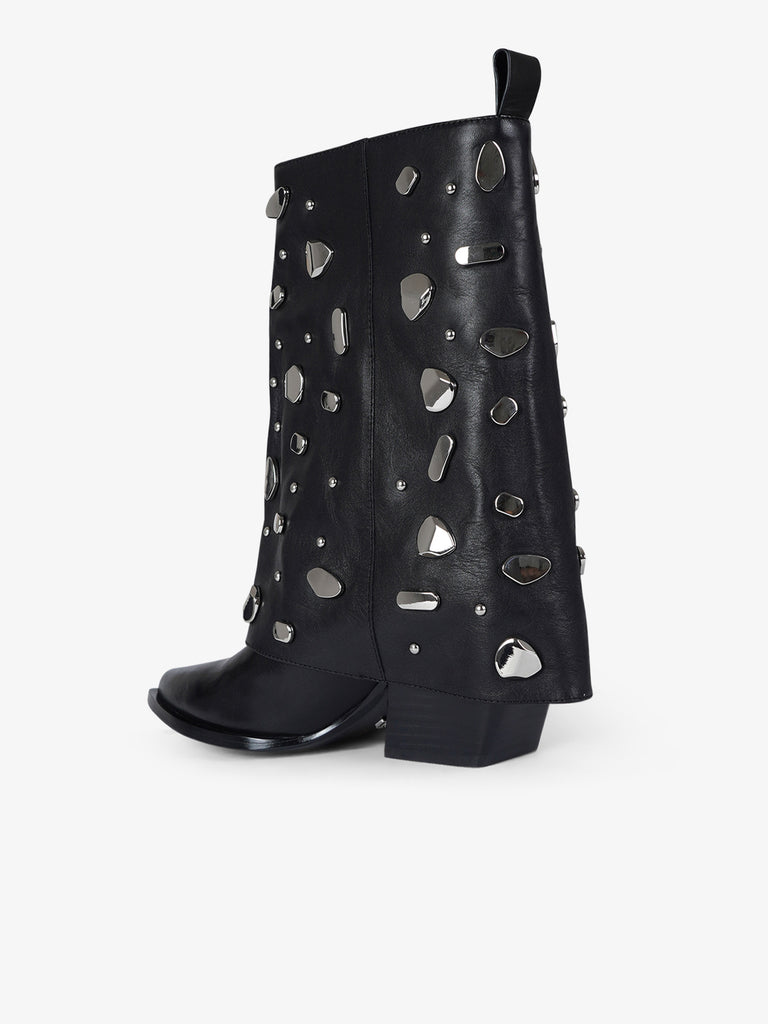 MARC ELLIS stivali donna pelle nero