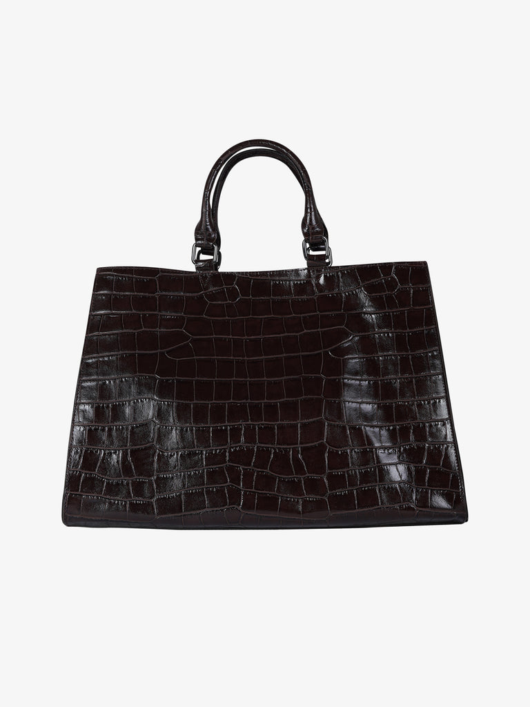 MARC ELLIS borsa a mano donna irida co pelle marrone