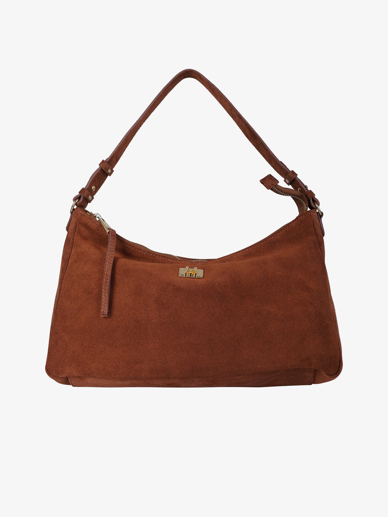 MARC ELLIS borsa a spalla donna unique l cm pelle marrone