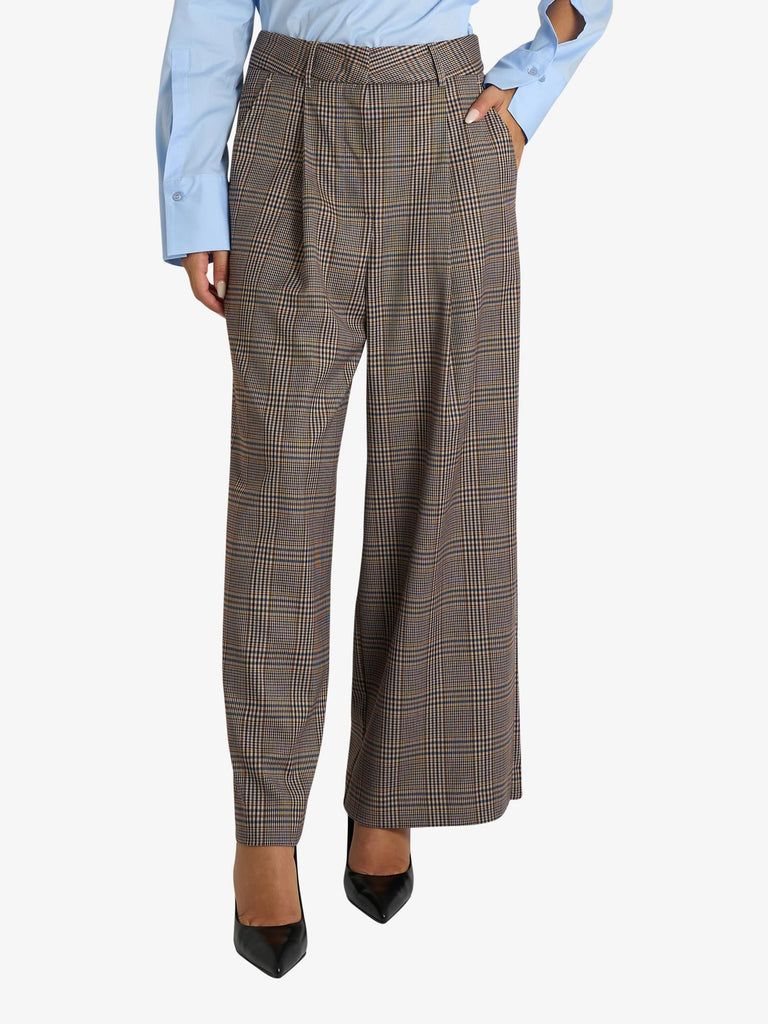 MERCI pantalone a quadri donna multicolor