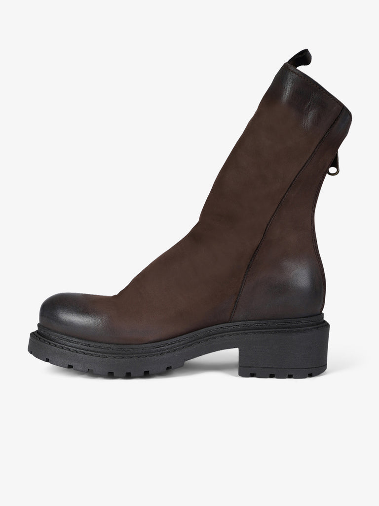 METISSE stivaletti donna ma05 pelle marrone