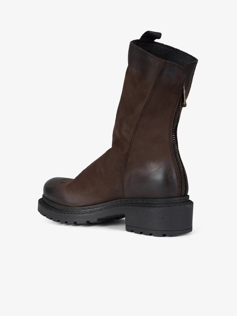 METISSE stivaletti donna ma05 pelle marrone