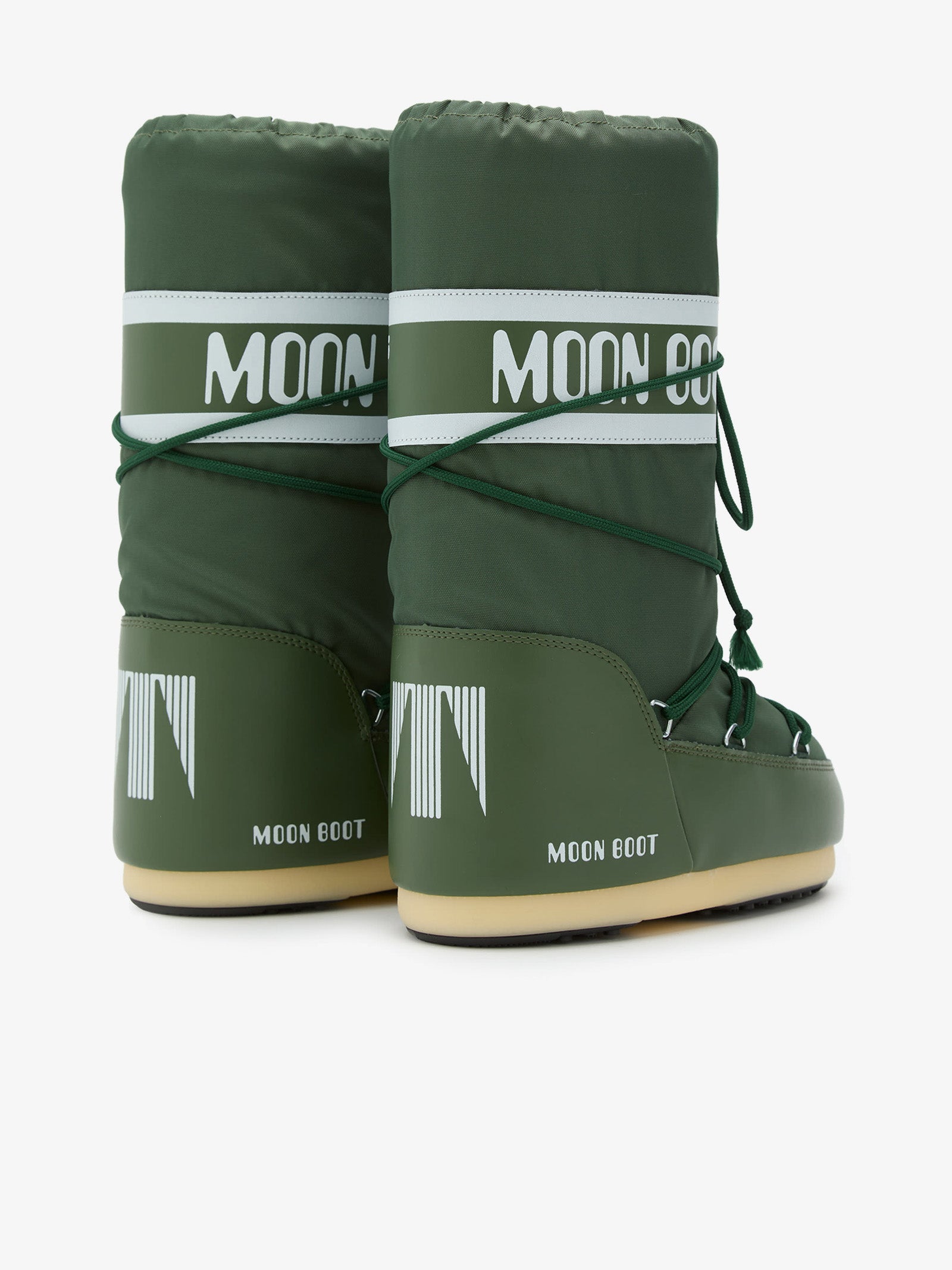 MOON BOOT モスグリーン　IT42-44 MOON BOOT icon boots in green nylon