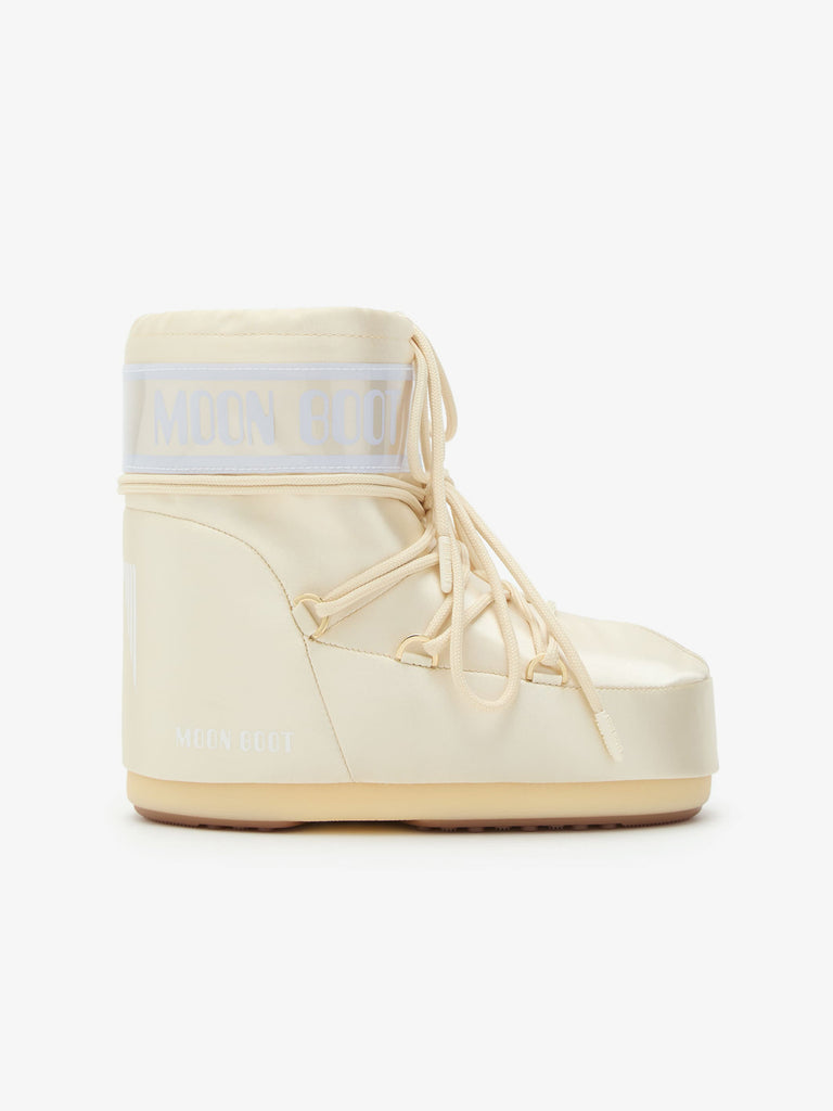 MOON BOOT women's icon low beige ankle boots
