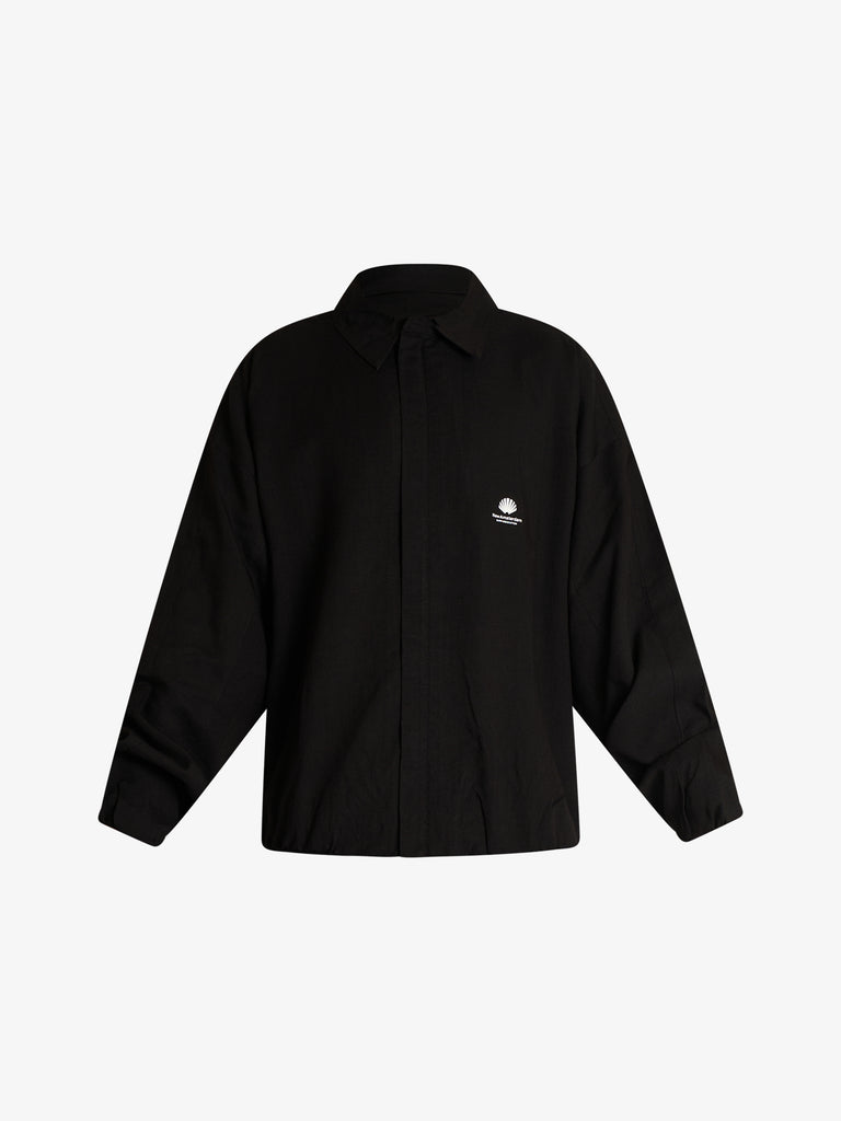 NEW AMSTERDAM maglia a maniche lunghe inflatable uomo nero