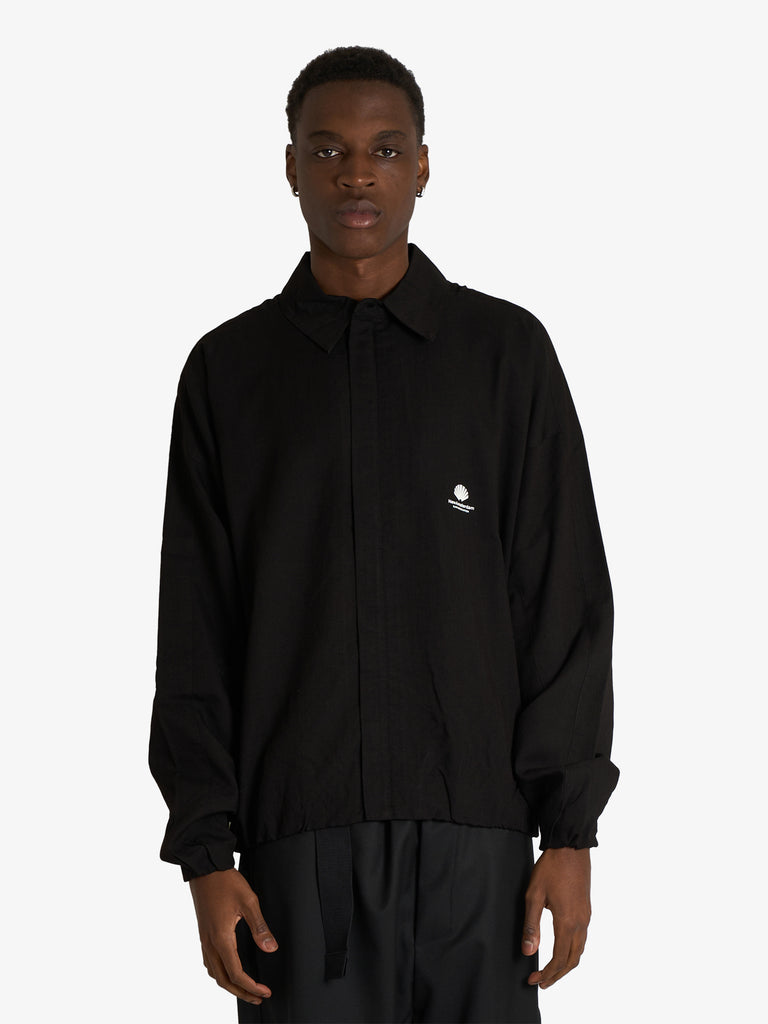 NEW AMSTERDAM maglia a maniche lunghe inflatable uomo nero