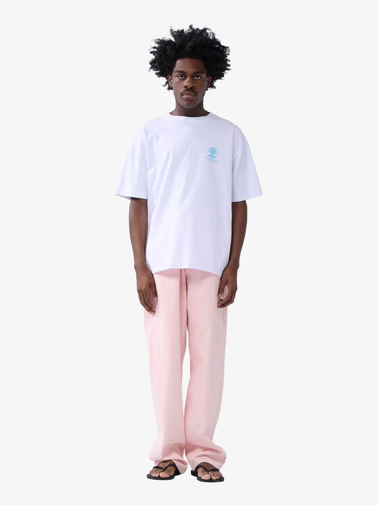 NEW AMSTERDAM t-shirt oyster uomo bianco cotone