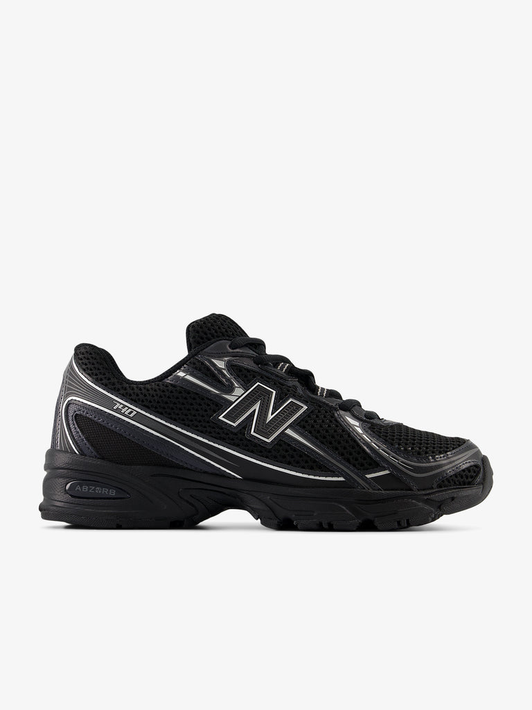 NEW BALANCE sneakers uomo u740bm2 tessuto sintetico nero