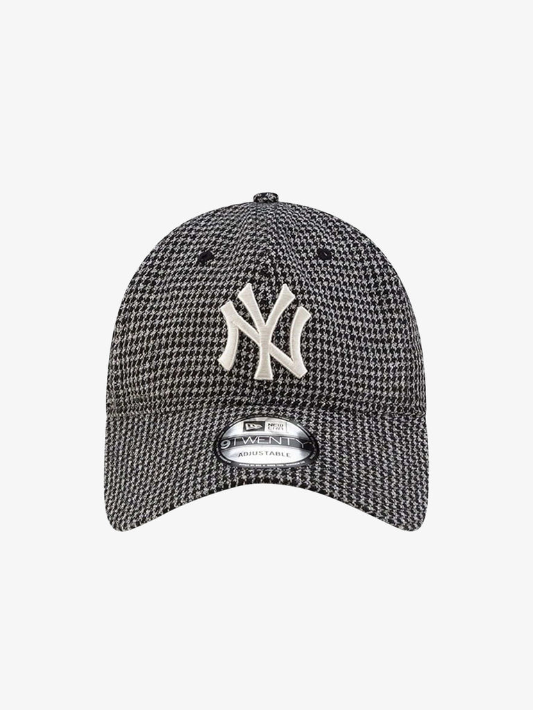 NEW ERA cappello uomo 9twenty new york yankees mlb houndstooth nero