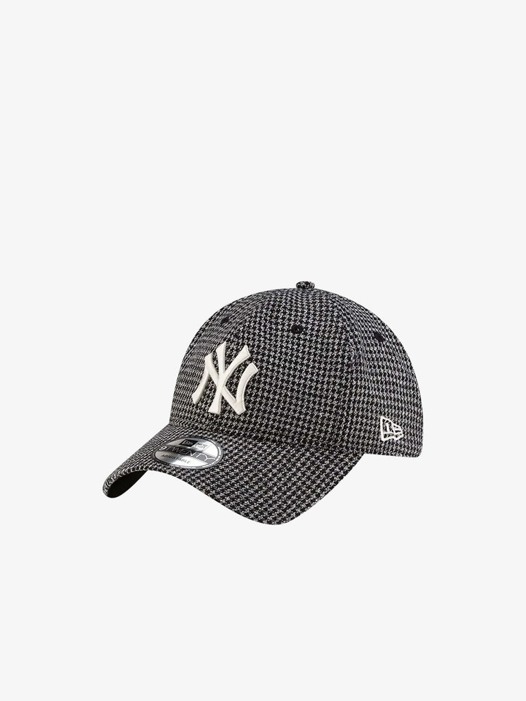 NEW ERA cappello uomo 9twenty new york yankees mlb houndstooth nero
