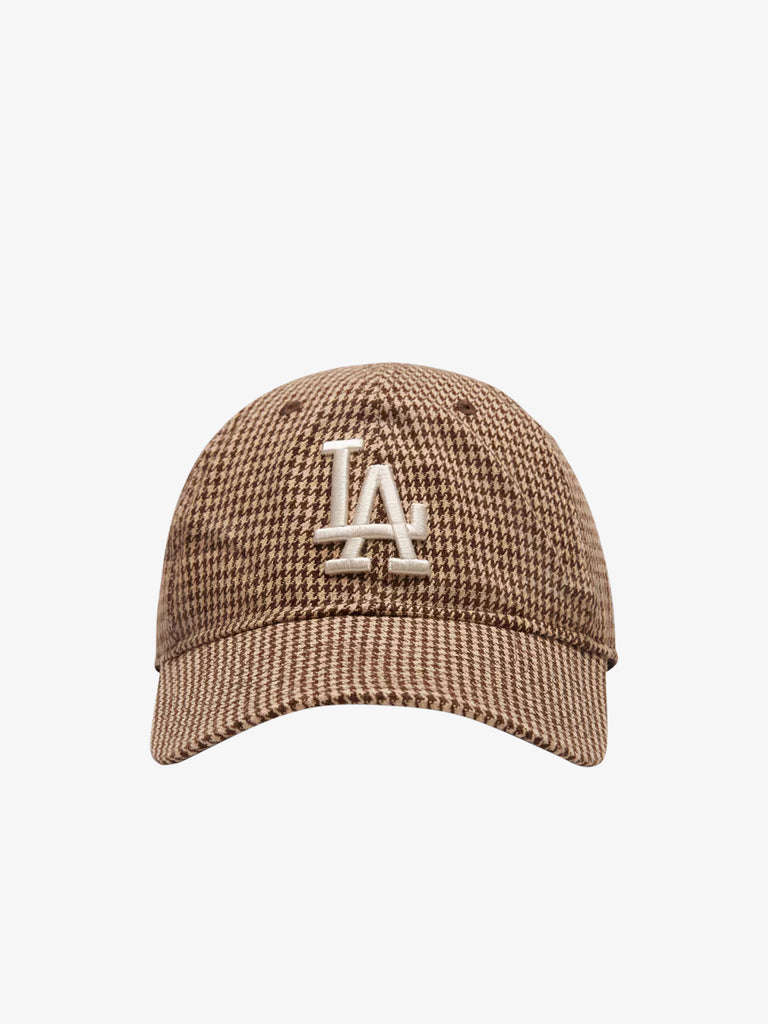 NEW ERA cappello uomo 9twenty la dodgers mlb houndstooth marrone