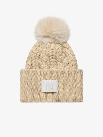 NEW ERA cappello donna berretto new york yankees mlb beige