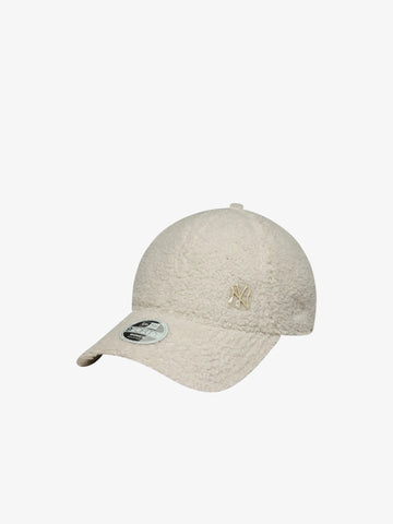 NEW ERA cappello donna 9forty new york yankees mlb borg beige