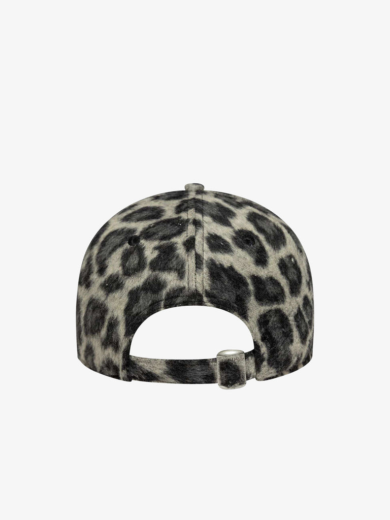 NEW ERA cappello donna 9forty la dodgers mlb cosy animal grey leopard grigio