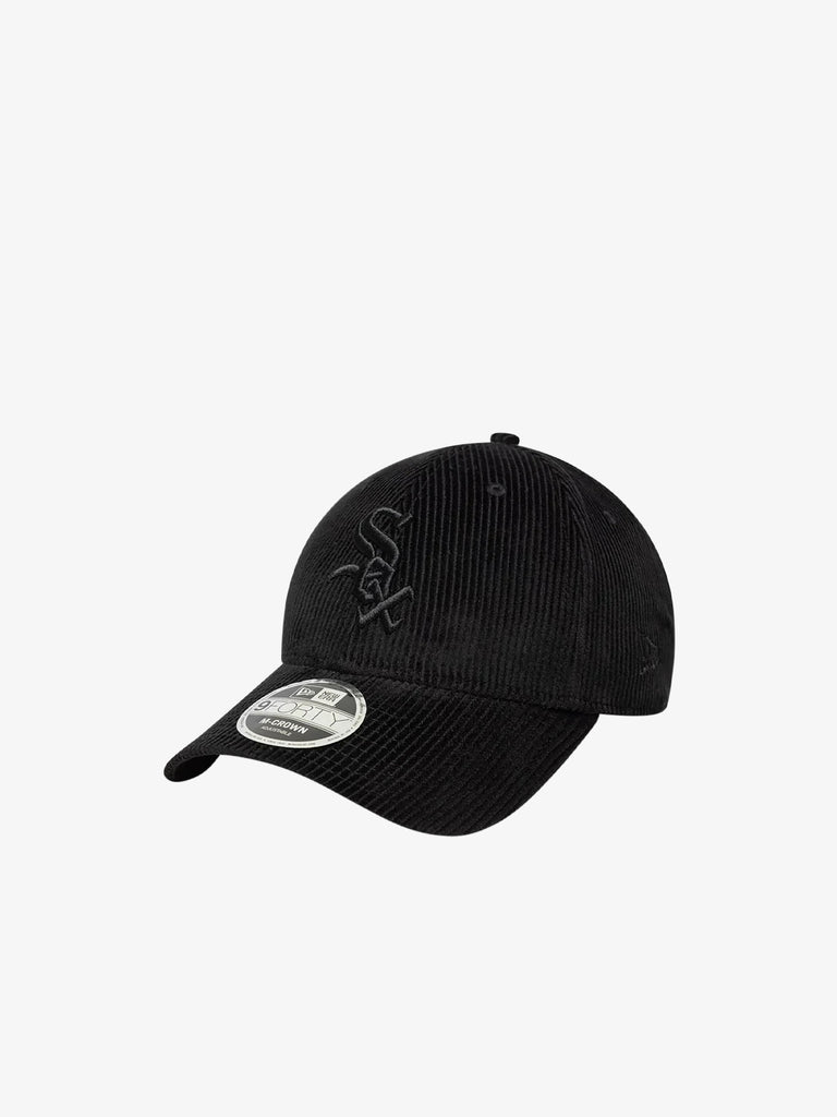 NEW ERA cappello 9forty m-crown chicago white sox mlb cord cotone nero