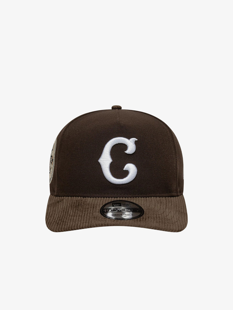 NEW ERA cappello 19twenty chicago cubs mlb cooperstown cord marrone