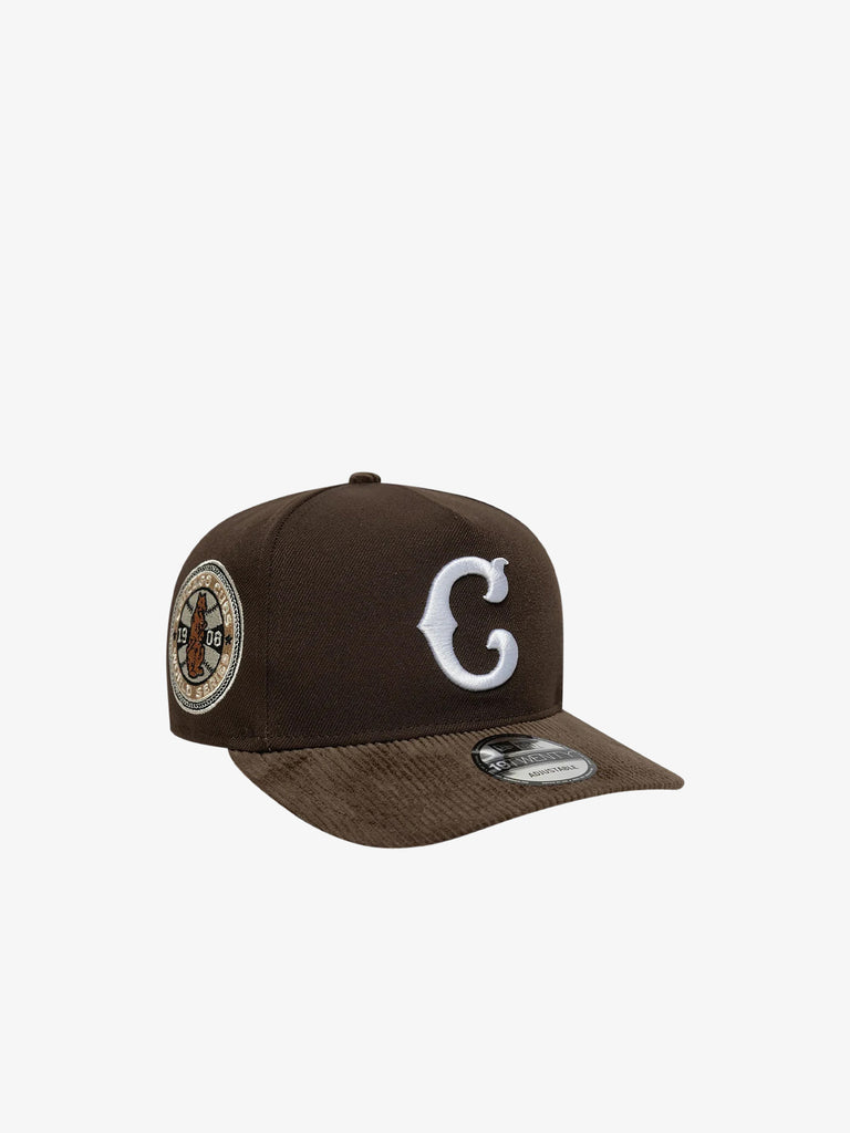 NEW ERA cappello 19twenty chicago cubs mlb cooperstown cord marrone