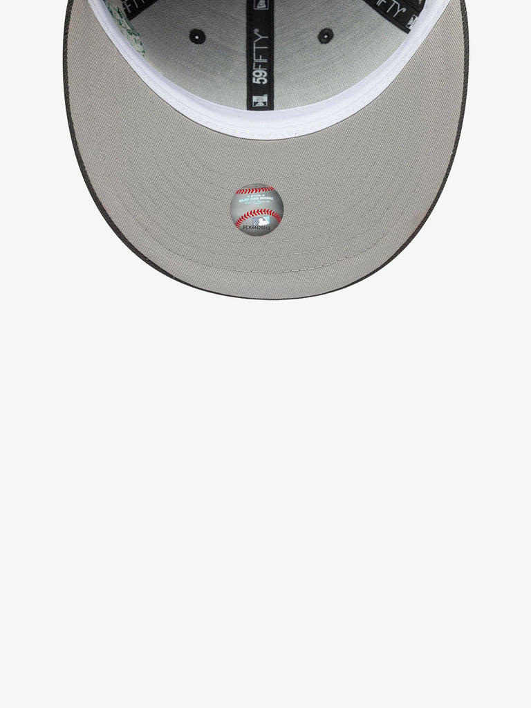 NEW ERA cappello uomo 59fifty fitted new york yankees mlb planet icon grigio