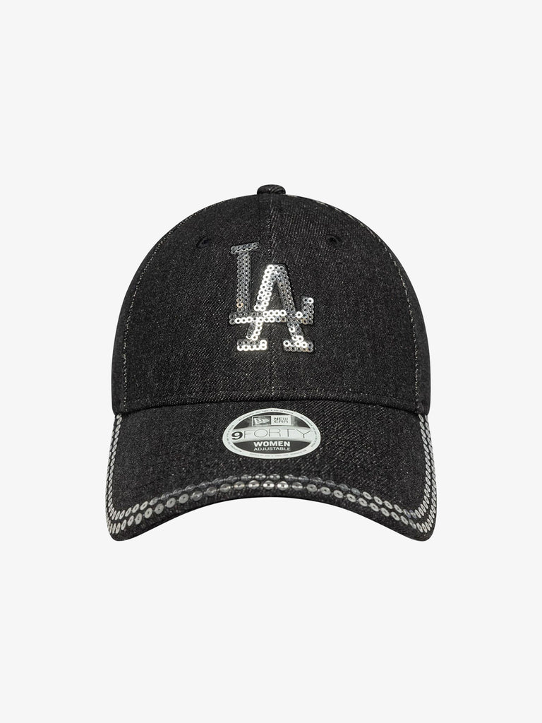 NEW ERA cappello donna 9forty la dodgers mlb paillettes nero