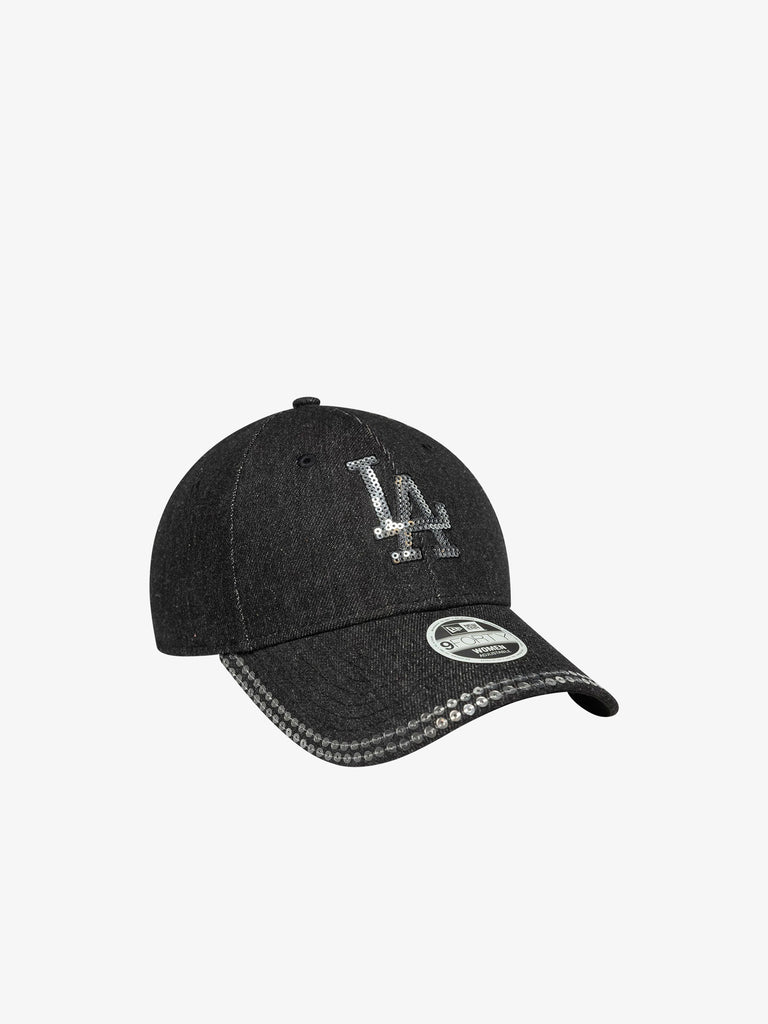 NEW ERA cappello donna 9forty la dodgers mlb paillettes nero