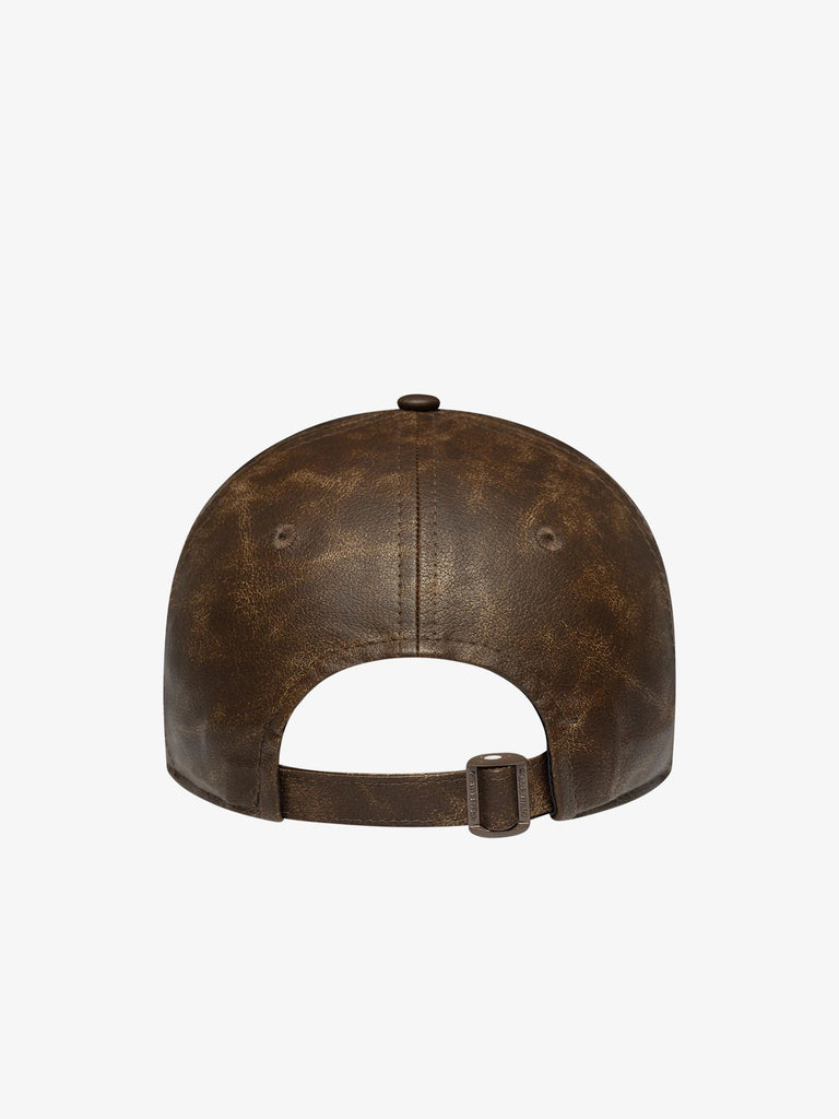 NEW ERA cappello donna 9twenty new york yankees mlb worn eco-pelle marrone