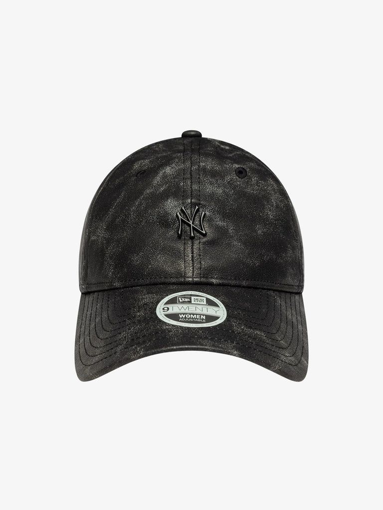 NEW ERA cappello donna 9twenty new york yankees mlb worn eco-pelle nero