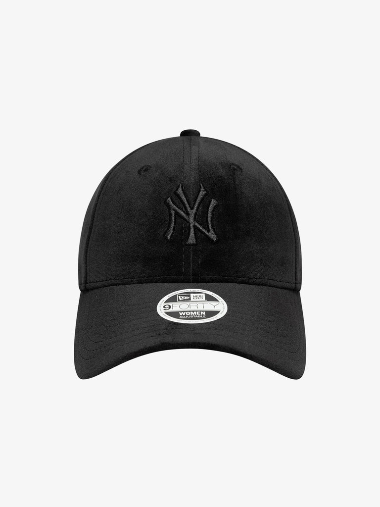 NEW ERA cappello donna 9forty new york yankees mlb velluto nero