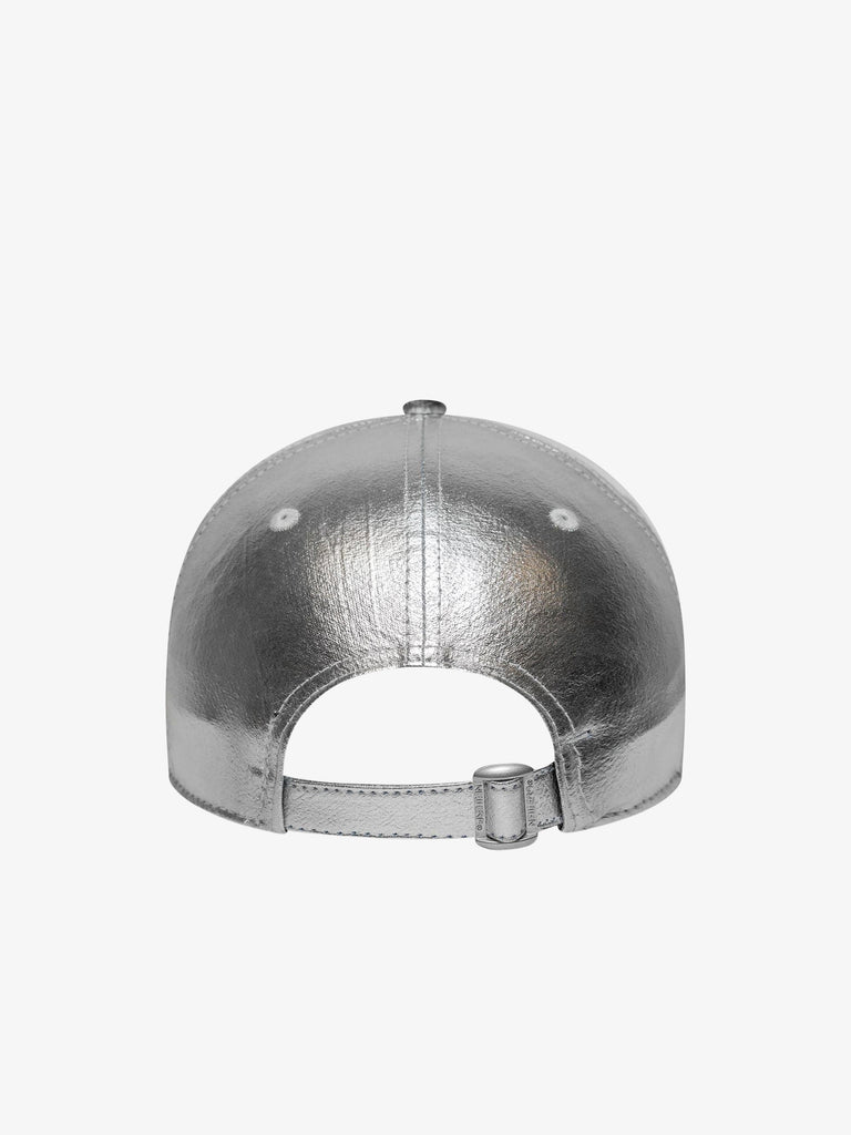 NEW ERA cappello donna 9forty new york yankees mlb metallic argento